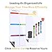 Sunux Weekly Magnetic Refrigerator Calendar 17’’x12’’ with Extra Smaller Whiteboard for Kids 12’’x10’’, Stain Resistant Technology Applied, 4 Markers, 1 Eraser and 1 Red Heart Included