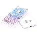 iPhone 5c Case, JAHOLAN Beautiful Clear TPU Soft Case Rubber Silicone Skin Cover for iPhone 5C - Blue Purple Tribal Mandala