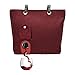 PortoVino Burgundy Wine Tote Bag - Holds 2 Bottles - Perfect for Travel, Concerts, Parties & Bachelorettes!