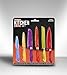 Utopia Kitchen 12-Piece Colored Knife Set - Super Sharp and Sturdy- Rust Resistant Stainless Steel Material with Non-Stick Coating - PP Rubberized Handle - Multicolored/Multipurpose Knife Set