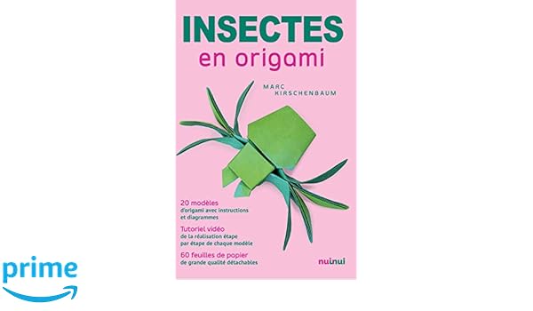 Insectes En Origami Marc Kirschenbaum 9782889357352 Books