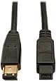 Tripp Lite FireWire 800 IEEE 1394b Hi-speed Cable (9pin/6pin) 6-ft.(F017-006)