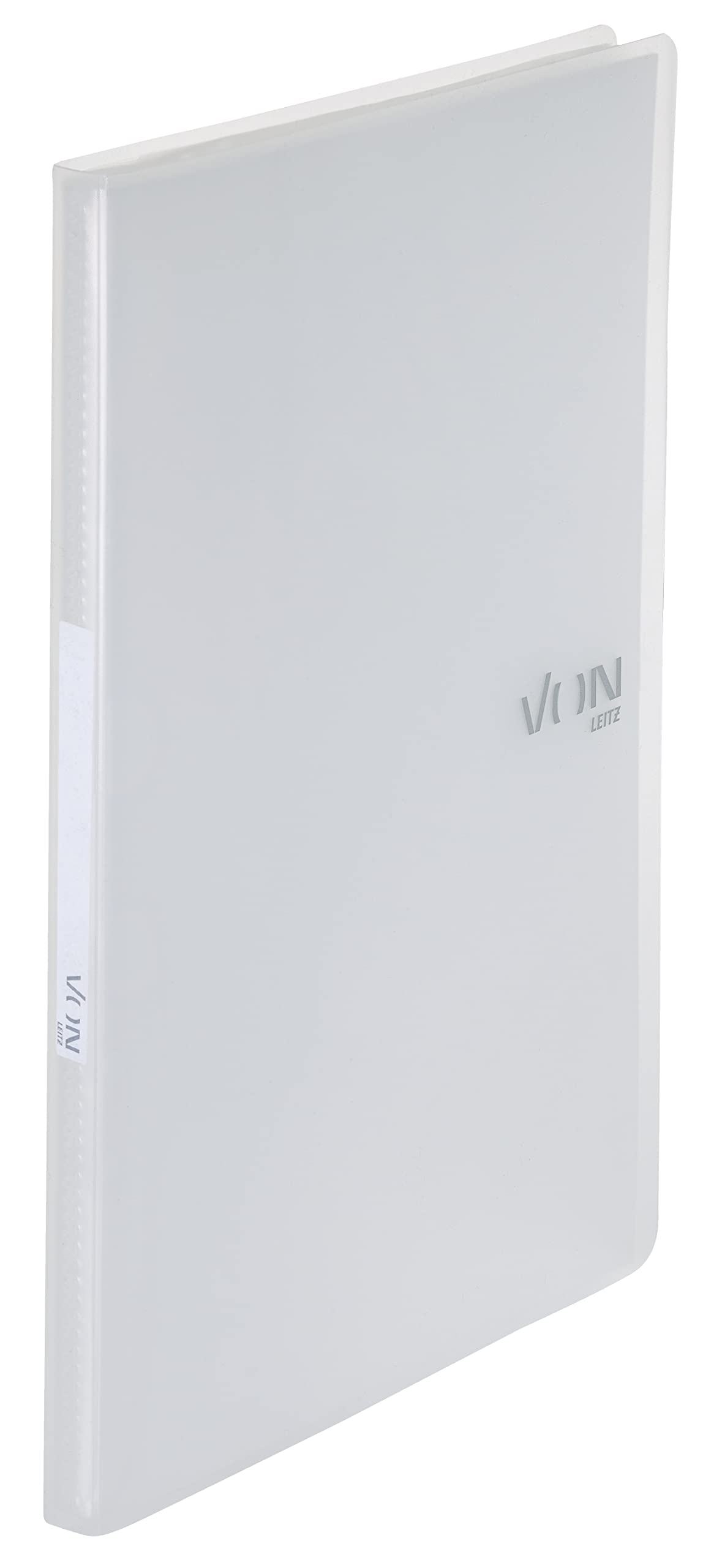VON Leitz 46690001 A4 Display Book with 30 Compartments, PP Folder, Presentation Folder, for 60 Sheets, Flexible Document Tray for School, Study & Home, Pack of 5, White