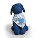 Tail Trends Dog Bandanas for Every Dog Occasion with Blue Bird Summer Spring Nature Handmade Appliques - 100% Cotton