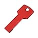 RAOYI 10 Pack 8GB USB Flash Drive USB 2.0 Metal Key Shape Memory Stick Thumb Drive Pen Drive-Red
