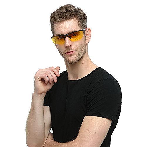 SOXICK Night Vision Glasses for Driving - Adjustable Polarized HD Driver Glasses For Men Women