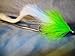 Merrimack River Flies Bunny Pike Fly Extra Large Size 6/0 Chartreuse and White