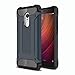 Redmi Note 4 Case, Ranyi [Hybrid Protection] [Metal Texture] [Shock-Proof] High Impact Premium Dual Layer Rugged Armor Defender Case Cover for Xiaomi Redmi Note 4 (5.5 inch), Navy