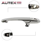 AUTEX Chrome Exterior Front Left Driver Side Door Handle Compatible with Buick Lucerne 2006-2011 Replacement for Chevy Impala 07-13 Replacement for Pontiac G5,Saturn Sky 07 08 09 10 Door Handle 80532
