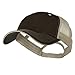 e4Hats.com Big Size Garment Washed Cotton Twill Mesh Cap - Brown Beige OSFM