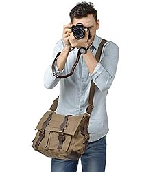 FANDARE New Vintage Messenger Bag Satchel College