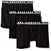 Hugo Boss Men's 3-Pack Cotton Boxer Brief, Black, Large