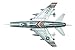 North American F-100C Super Sabre diecast 1:100 Model (Amercom SL-31)