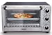Toaster Oven 4 Slice, Multi-function Stainless Steel with Timer - Toast - Bake - Broil Settings, Natural Convection - 1100 Watts of Power, Includes Baking Pan and Rack by Mueller Austria primary
