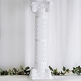 Efavormart 4 Pillars/Set Venetian Roman Wedding Columns Holds Flower Plates 41
