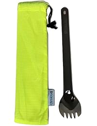 Mango largo Spork Ultraligero de titanio con pulid