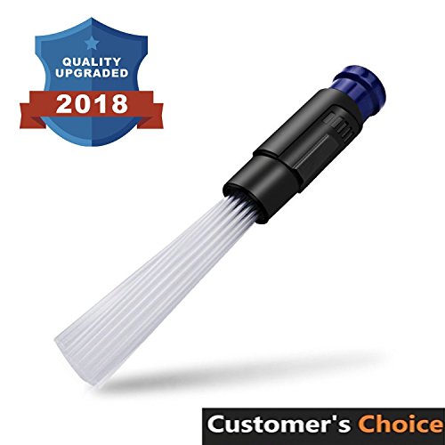As Seen On TV  Universal Vac Attachment, Pamapic Dust Brush Cleaner Dirt Remover, Cleaning Tools for Vents/Keyboards/Drawers/Car/Tools/Crafts/Jewelry/Plants/Rattan