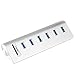 Cateck USB 3.0 6-Port Aluminum Hub with 2-Slot Card Reader Combo and 5V/4A High-Capacity Power Supply for iMac, MacBook Air, Mac Pro,MacBook Pro, MacBook, Mac Mini, PCs and Laptops