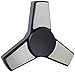 Metal Fidget Spinner Toy Prime - Quiet Tri Figit Spinner - Quality R188 High Speed Bearings – Cool Fidget Spinner Prime - Stress Relief ADHD Fidget Toys - Black and Silver Nomad Pro Q1 Hand Spinner