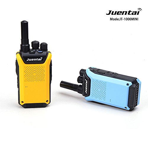 JUENTAI JT-1000MINI 2 way radio UHF 400-480mhz 16CH Outpower 3w With Ctcss/dcs and 1750hz Call Tone and DTMF FSR Two way radio walkie talkies(1Pair Yellow & Blue) JUENTAI JT-1000MINI 2 way radio UHF 400-480mhz 16CH Outpower 3w With Ctcss/dcs and 1750hz Call Tone and DTMF FSR Two way radio walkie talkies(1Pair Yellow & Blue)