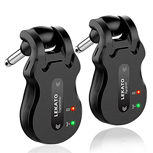 LEKATO 5.8Ghz Wireless Guitar System 4 Channels