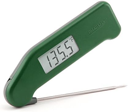 Erode THE-FBA-09 Instant Read Candy Thermometer with Super Long Probe for Kitchen Cooking BBQ Grill Smoker Meat Fry Food Milk YOG, 7.8 x 3 x 0.9 inches British Racing Green