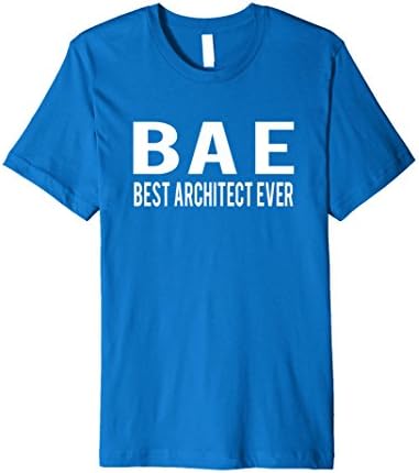 Mens Best Architect Ever T-Shirt Funny Gift for Husband or Wife Small Royal Blue