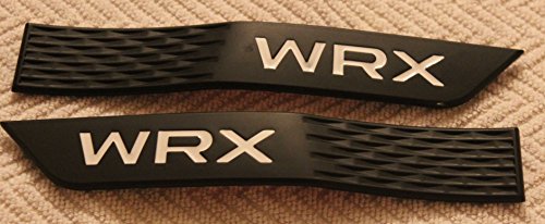 SUBARU WRX Matte BLACK / WHITE LETTER FENDER EMBLEMS - 2015+ WRX (Matte White WRX)