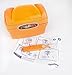 Volta Super Speed Style Cargo Bucket – Features Two Compartments – Easily Attaches to Handlebars and Comes On and Off – Compatible with Nearly All Bikes – Orange
