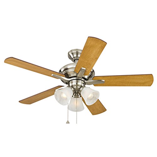 Harbor Breeze 40198 Lansing 42 In Brushed Nickel Indoor Downrod