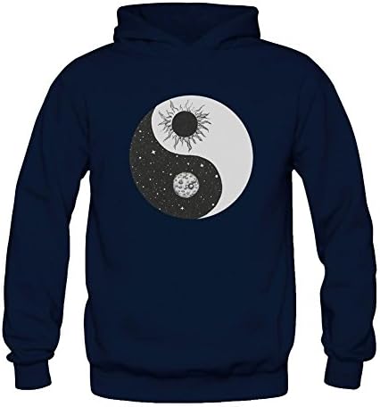 Fastty Women's Celestial Yin Yang DIY Sweatshirts Hoodie