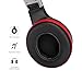 AUSDOM Wireless Bluetooth Headphones Over Ear, AH2-1 Stereo Bass Foldable Wireless Wired Headsets with Microphone 20-Hrs Playtime, Memory Foam 40mm Drivers for PC/Cell Phones/TV