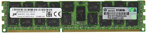 HP Compaq HPQ 16GB 2RX4 PC3L-10600-9 MEM KIT 16 DDR3 1333 Internal Memory 627812-B21