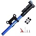 Mini Bike Pump,Raniaco 120PSI Portable Bicycle Frame Pump with Gauge,High Pressure Cycling Pump for Presta & Schrader,With Tire Patch Kit and Ball & Balloon air Inflation Needles
