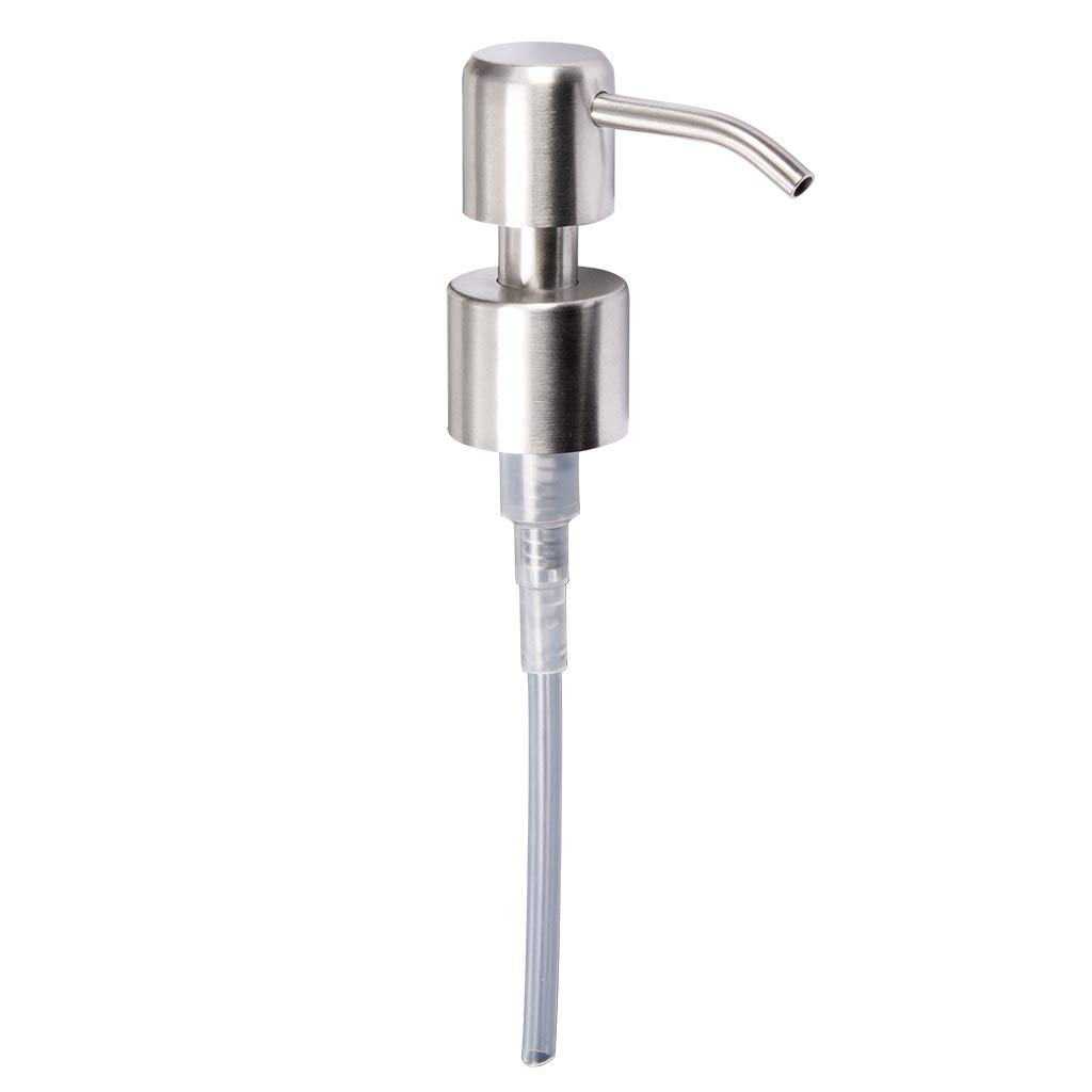 Kapitan Soap Dispenser Pump Head Replacement Spare Stainless Steel 24mm Brushed Finish