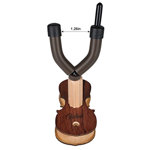 image for BestSounds Violin Hanger -Home & Studio Wall Mount Hanger [with Bow Ho