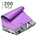 Fuxury 6x9 200pc Purple Poly Mailers Shipping Envelops Self Sealing Envelopes Boutique Custom Bags Enhanced Durability Multipurpose Envelopes Keep Items Safe Protected
