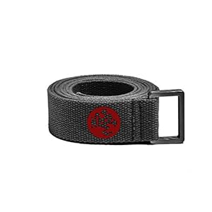 Manduka Unfold Yoga Strap – Strong, Durable Cotton Webbing with Adjustable Buckle for Secure, Slip-Free Support for Stretching, Yoga, Pilates and General Fitness.