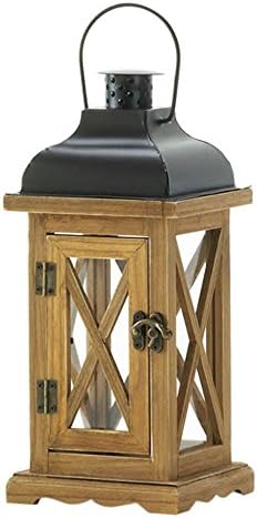 Hayloft Small Wooden Candle Lantern