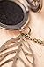 The Oil Collection Antique Bronze Diffuser Necklace with Leaf Charm