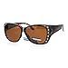 SA106 Polarized 55mm Fit Over OTG Butterfly Rhinestone Diva Sunglasses Shiny Tort