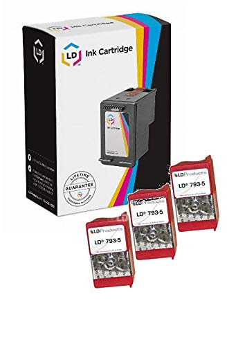 LD Products Compatible Ink Cartridge Replacement for Pitney Bowes 793-5 (Fluorescent Red, 3-Pack) Compatible with Pitney Bowes DM100i DM200L P700 DM125 DM125i DM175i DM225 DM110i DM90i