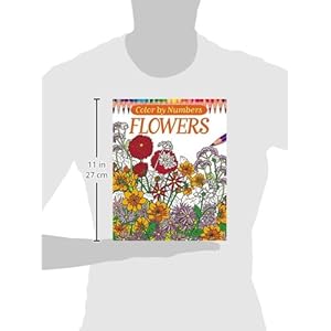 Color By Numbers - Flowers (Chartwell Coloring Books)