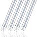 CNSUNWAY T8 LED Bulbs 4 Foot, 18W 2400LM 6000K Super Bright, Type A+B LED Light Tubes, Ballast Bypass, Double-Ended Power, Clear Cover, T8 T10 T12 Fluorescent Light Bulbs Replacement - 4 Pack