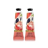 Bath and Body Works 2 Pack Peach Bellini Shea Butter Hand Cream. 1 Oz