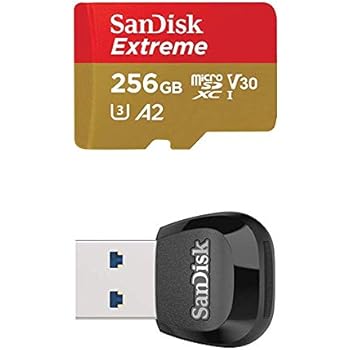 Amazon Com Sandisk Extreme 256gb Microsd Uhs I Card With Adapter