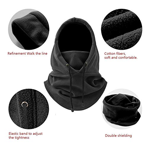 tactical heavyweight balaclava full face cover mask fleece cold weather warmer