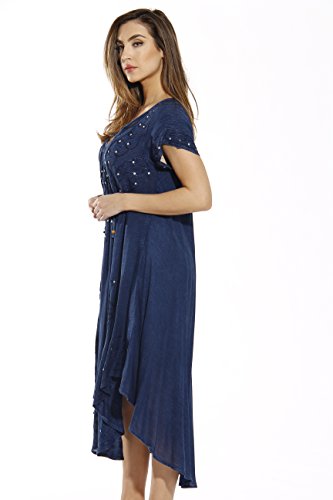 Riviera Sun 21600-DARKDENIM-S Dress/Dresses For Women