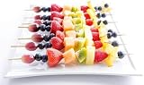 1ABOVE 300 Natural Bamboo Skewers 10 Inch for BBQ Appetizers Kabobs view 5
