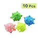 BESTOMZ 10pcs Laundry Ball Washing Ball Reusable Washing Machine Balls for Cleaning Clothes (Mixed Colors)